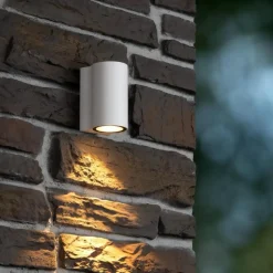 Buitenverlichting|Wandlampen-Lucide AKRA Wandlamp - Wit