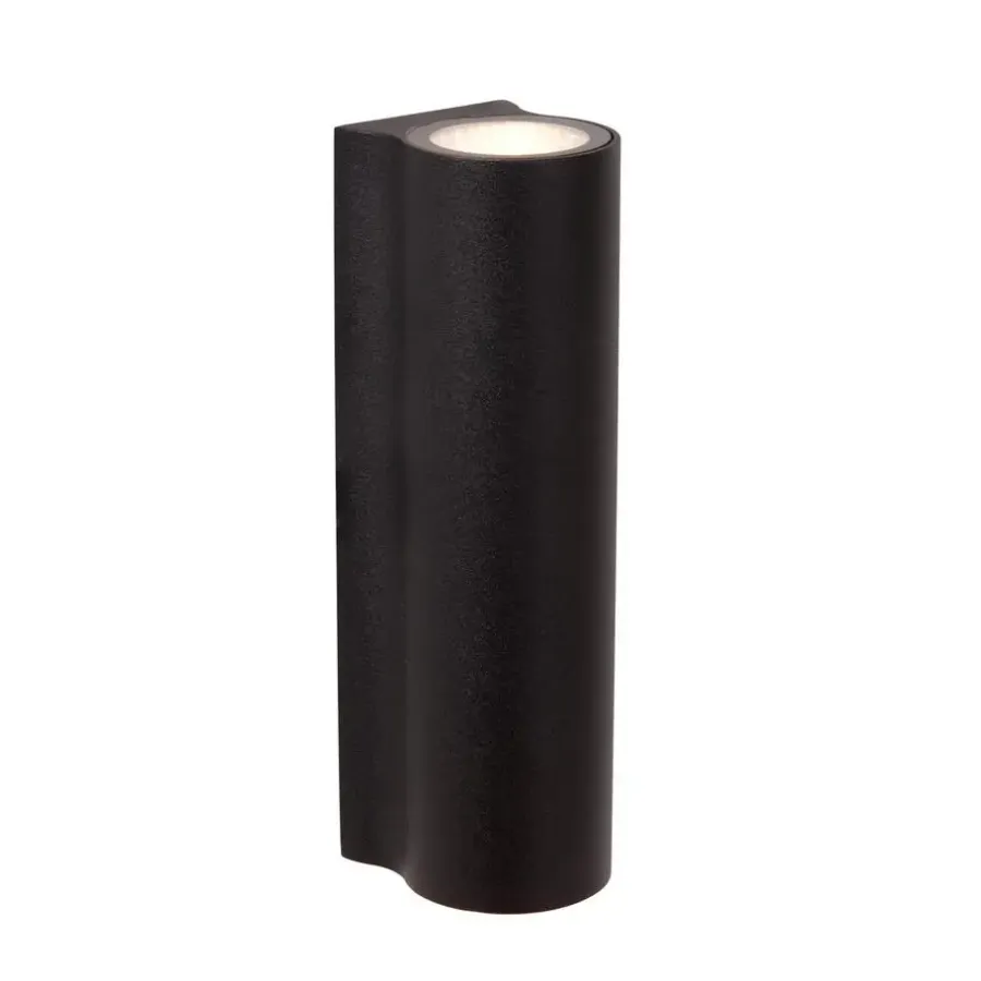 Buitenverlichting|Wandlampen-Lucide AKRA Wandlamp - Zwart