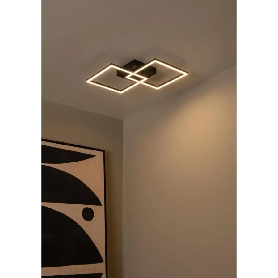Plafondlampen-Lucide ARIANNE Plafonnière - Zwart
