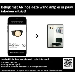 Wandlampen-Lucide BENNI Wandlamp - Zwart