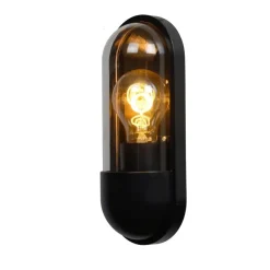 Lucide CAPSULE Wandlamp - Zwart