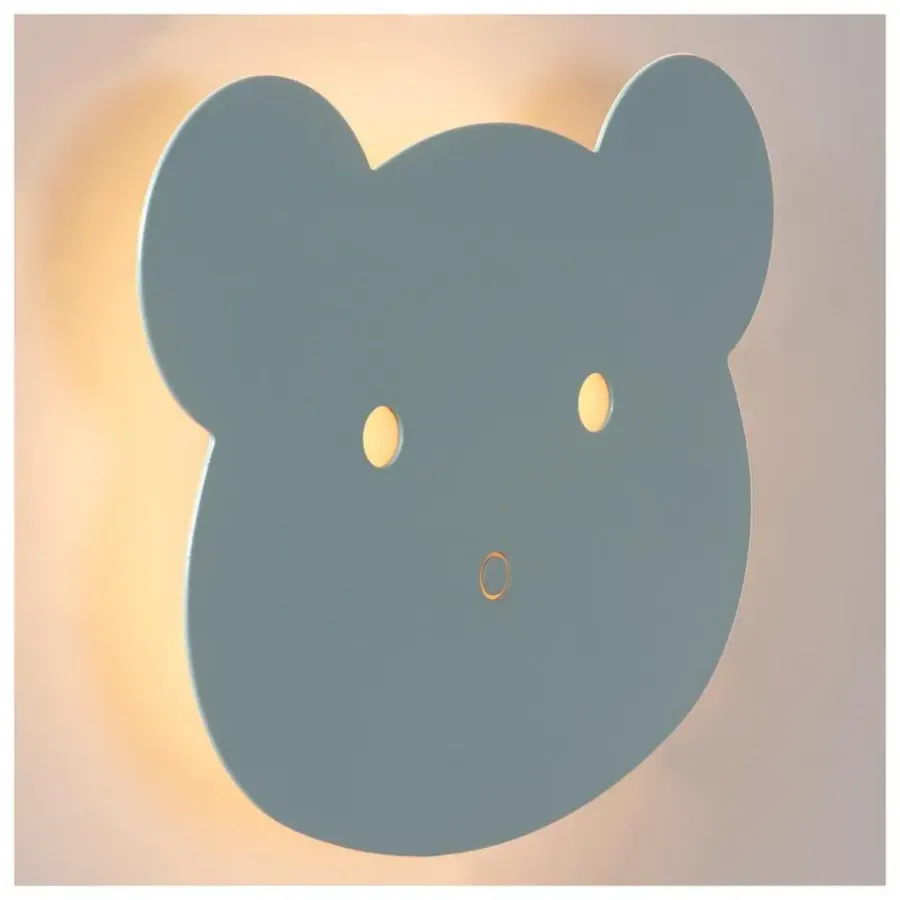 Wandlampen-Lucide CHARLIE Wandlamp - Blauw