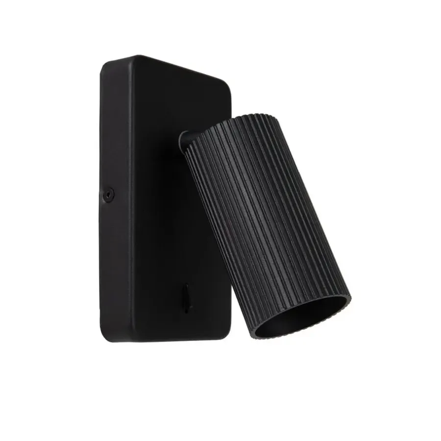 Lucide CLUBS Bedlamp - Zwart