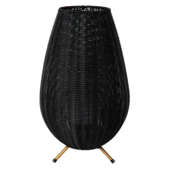 Wandlampen-Lucide COLIN IP44 Tafellamp - Zwart
