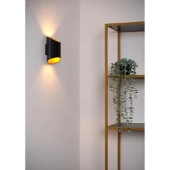 Wandlampen-Lucide DILETTA Wandlamp - Zwart