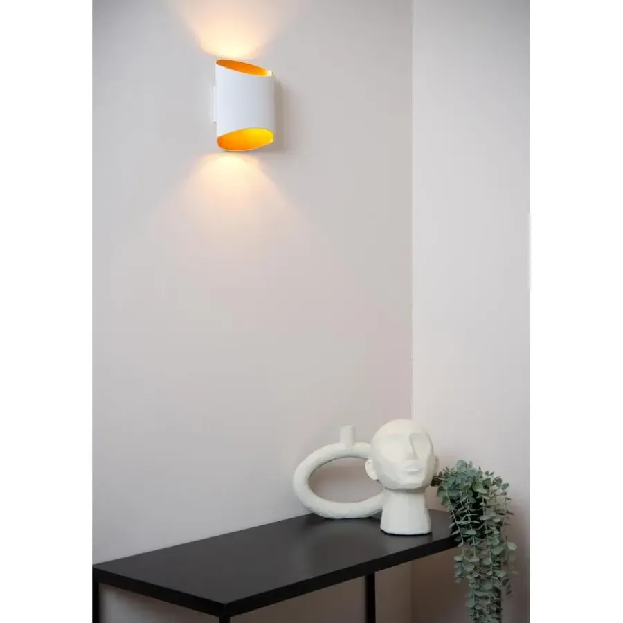 Wandlampen-Lucide DILETTA Wandlamp - Wit