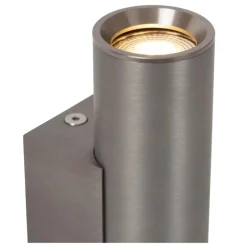 Lucide DUPLA Wandspot - Grijs ijzer