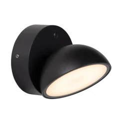 Wandlampen-Lucide FINN Wandlamp - Zwart