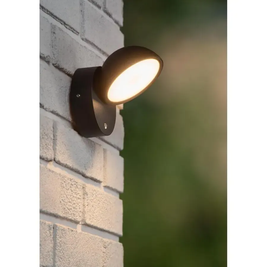 Wandlampen-Lucide FINN Wandlamp - Zwart