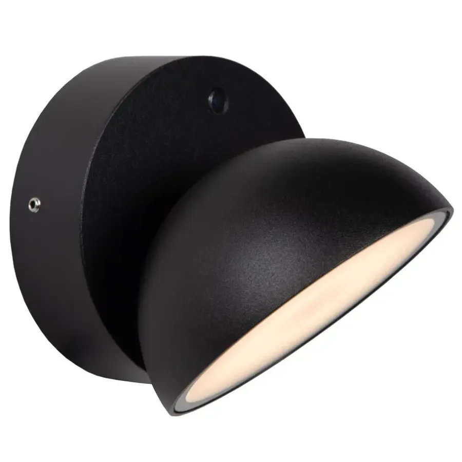 Wandlampen-Lucide FINN Wandlamp - Zwart