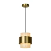 Hanglampen-Lucide FIRMIN Hanglamp - Mat Goud / Messing