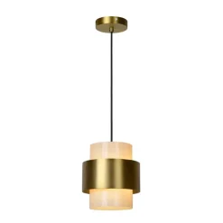 Hanglampen-Lucide FIRMIN Hanglamp - Mat Goud / Messing