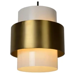 Hanglampen-Lucide FIRMIN Hanglamp - Mat Goud / Messing