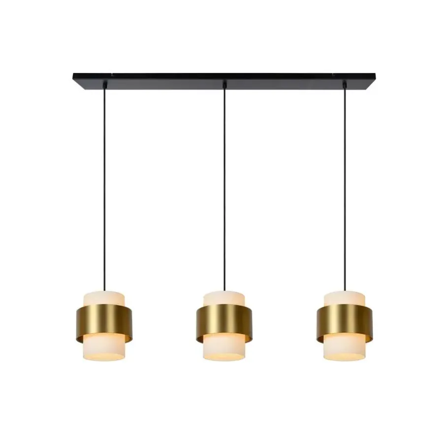 Lucide FIRMIN Hanglamp - Mat Goud / Messing