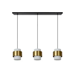 Lucide FIRMIN Hanglamp - Mat Goud / Messing