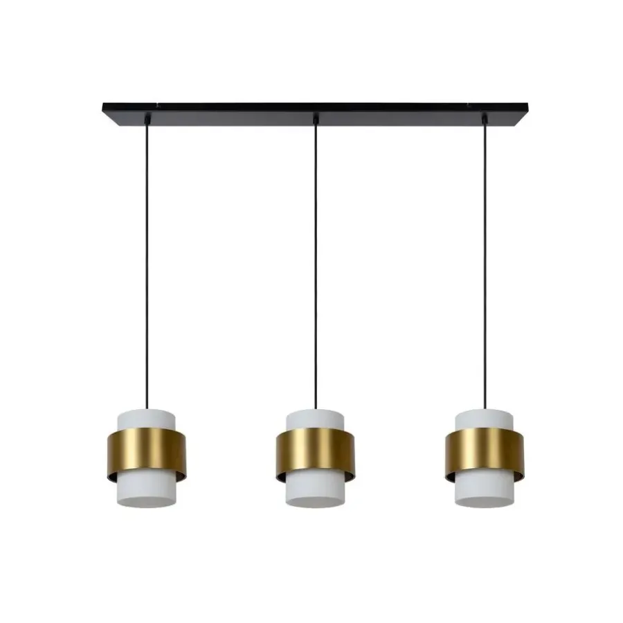 Lucide FIRMIN Hanglamp - Mat Goud / Messing