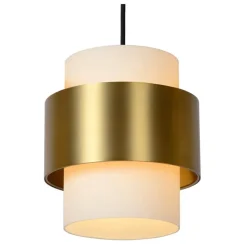 Lucide FIRMIN Hanglamp - Mat Goud / Messing