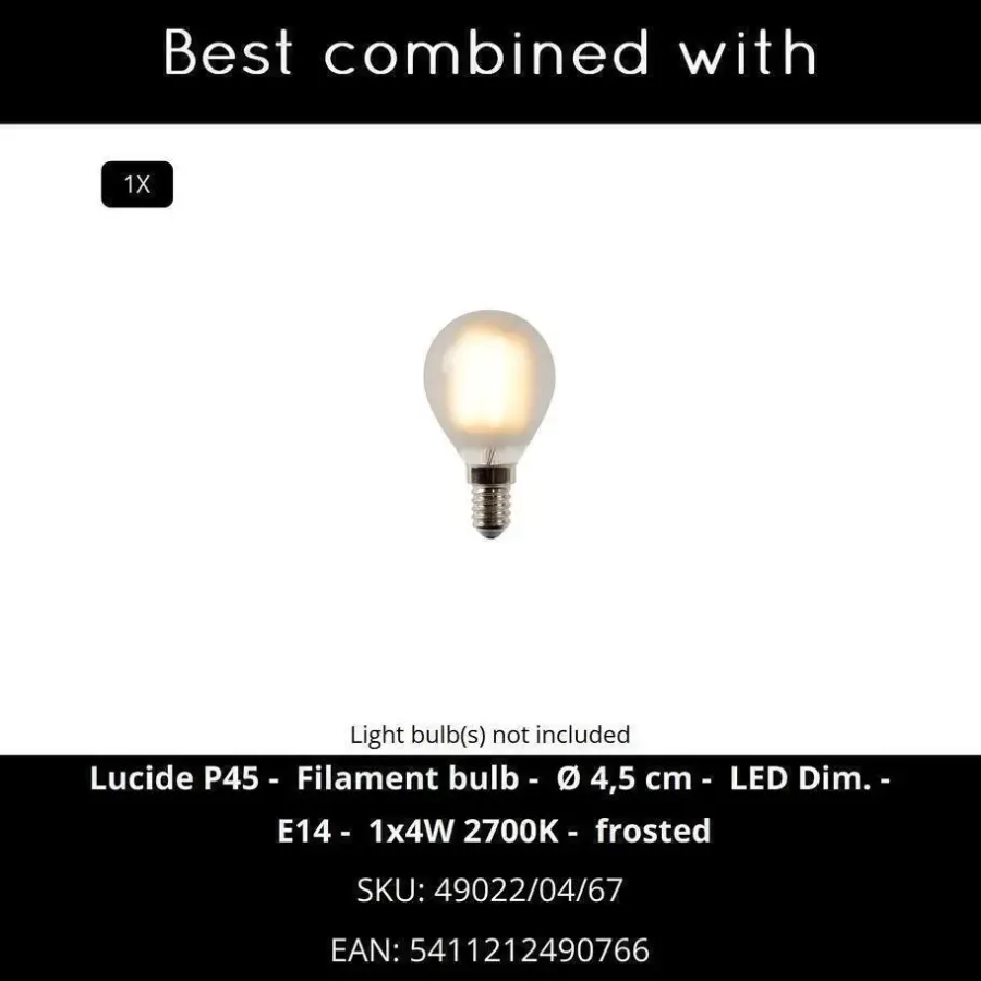 Lucide GREASBY Tafellamp - Beige
