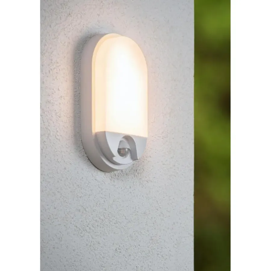 Buitenverlichting|Wandlampen-Lucide HUPS IR Wandlamp - Wit