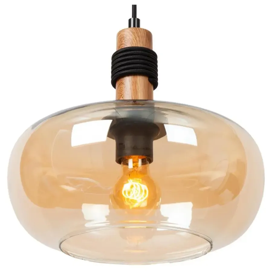 Hanglampen-Lucide ILONA Hanglamp - Amber