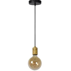 Hanglampen-Lucide JOVA Hanglamp - Mat Goud / Messing