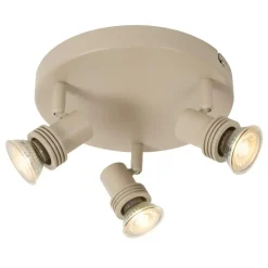 Plafondlampen-Lucide KIANTI Plafondspot - Taupe