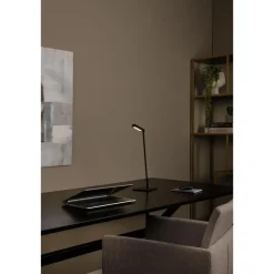 Bureaulampen|Bureaulampen-Lucide LAVALE Bureaulamp - Zwart