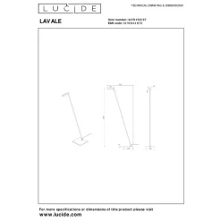 Lucide LAVALE Leeslamp - Turkoois