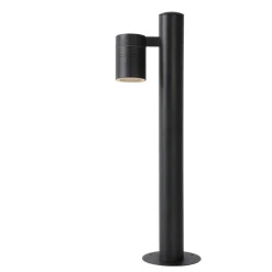 Staande Lampen-Lucide LED sokkellamp buiten ARNE IP44 - zwart - Ø6,3 cm