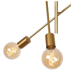 Plafondlampen-Lucide LESTER Plafonnière - Mat Goud / Messing
