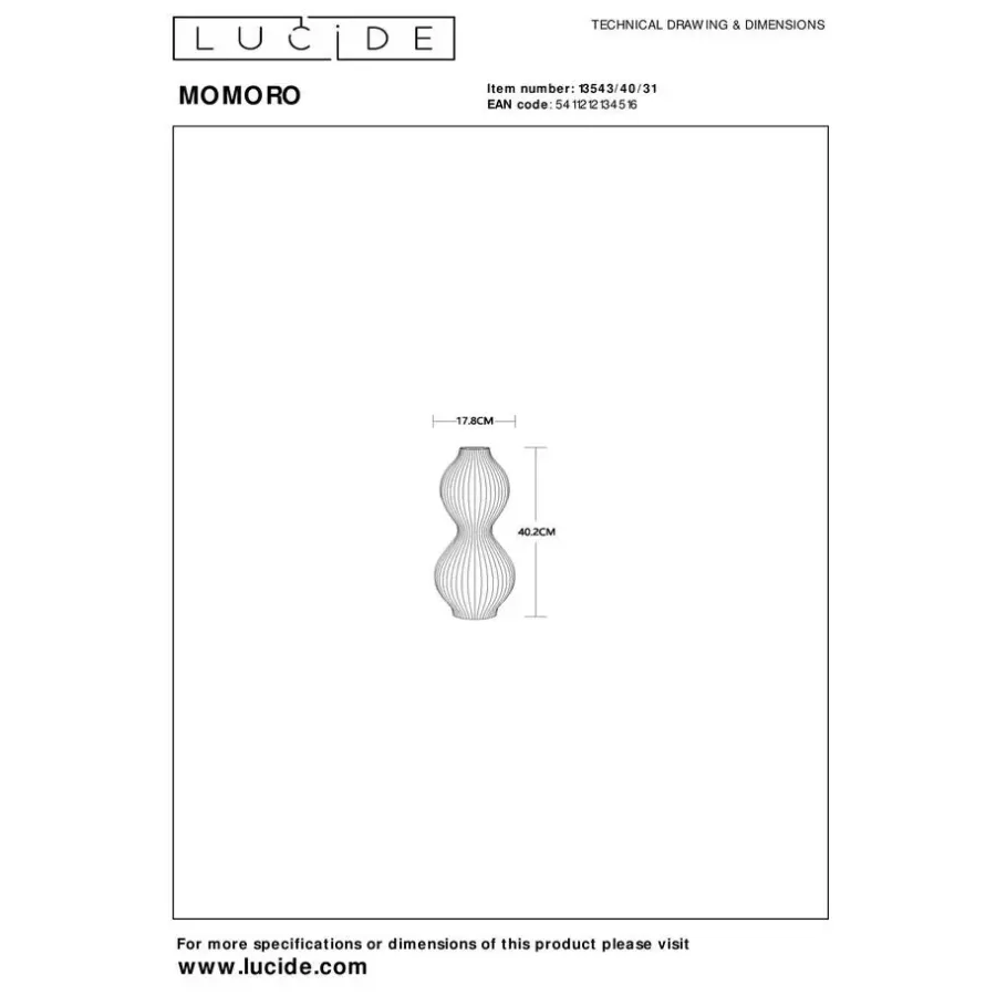 Lucide MOMORO Tafellamp - Wit