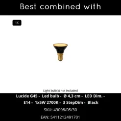 Lucide MOMORO Tafellamp - Wit