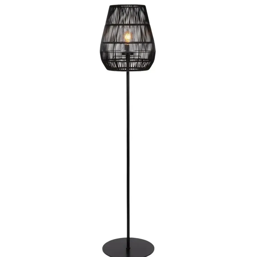 Staande Lampen-Lucide NERIDA Vloerlamp - Zwart