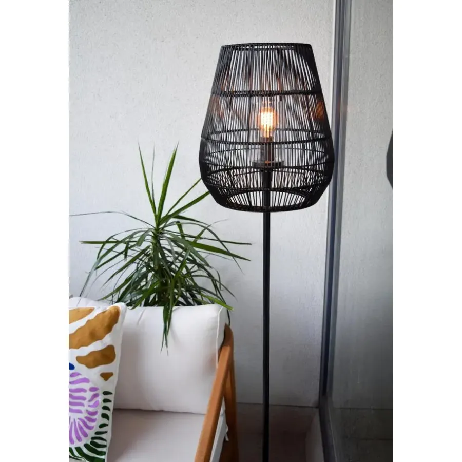 Staande Lampen-Lucide NERIDA Vloerlamp - Zwart