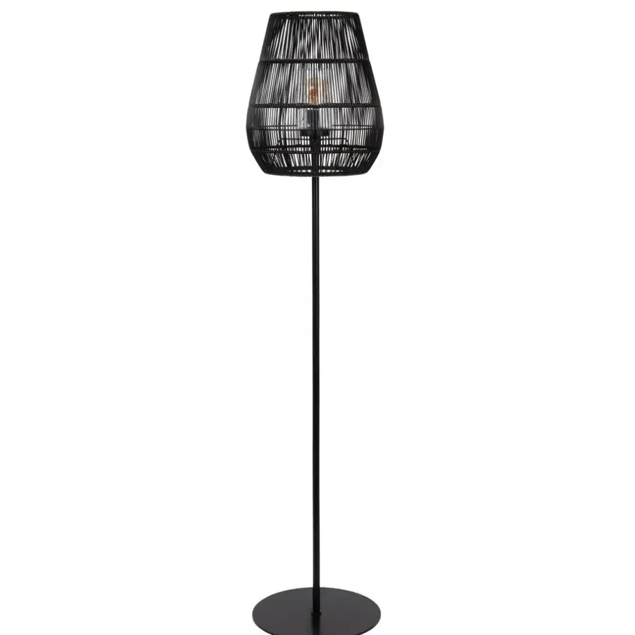 Staande Lampen-Lucide NERIDA Vloerlamp - Zwart