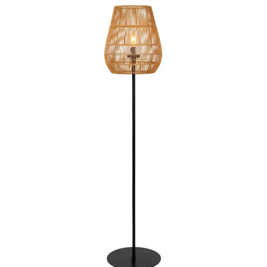 Staande Lampen-Lucide NERIDA Vloerlamp - Naturel