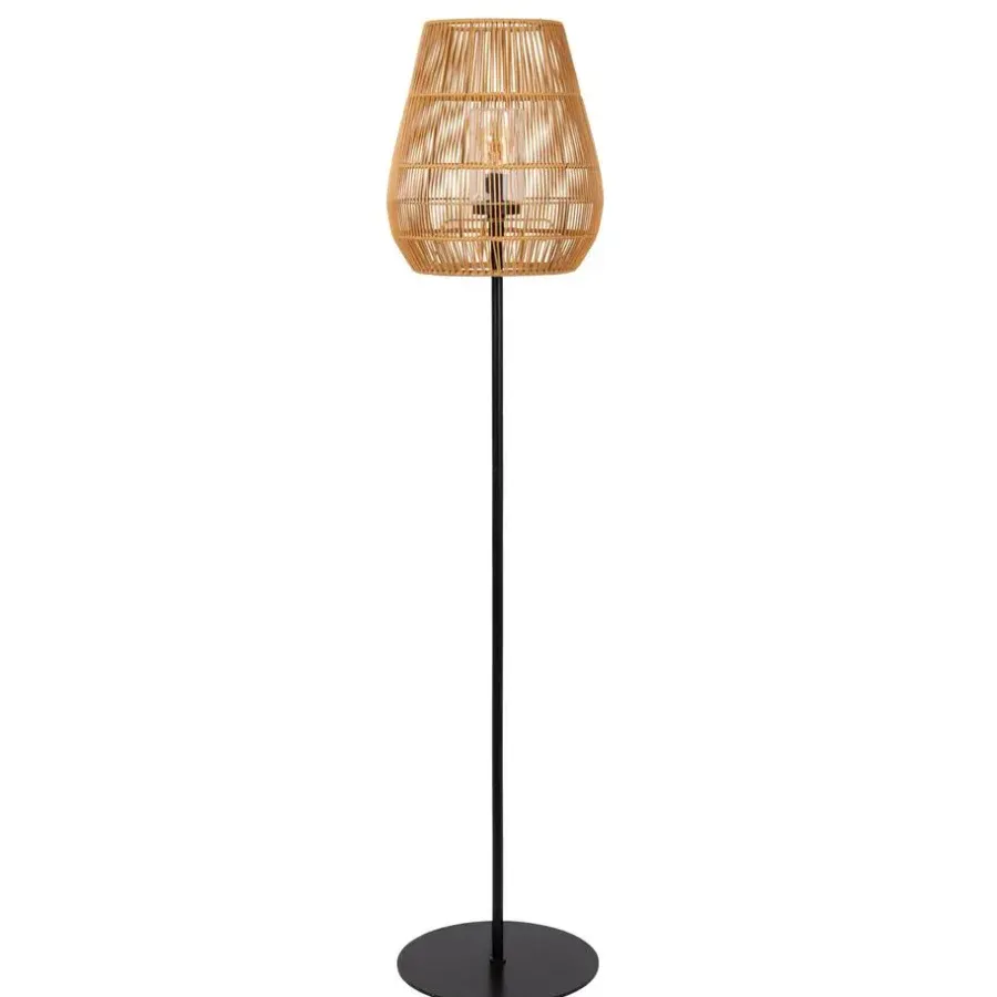 Staande Lampen-Lucide NERIDA Vloerlamp - Naturel