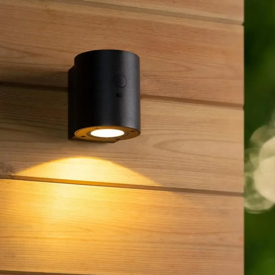 Lucide PERTH Wandlamp - Zwart