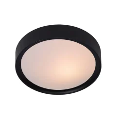 Plafondlampen-Lucide plafondlicht Lex - Ø33 cm - zwart