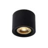 Lucide plafondspot Fedler - zwart - Ø12 cm