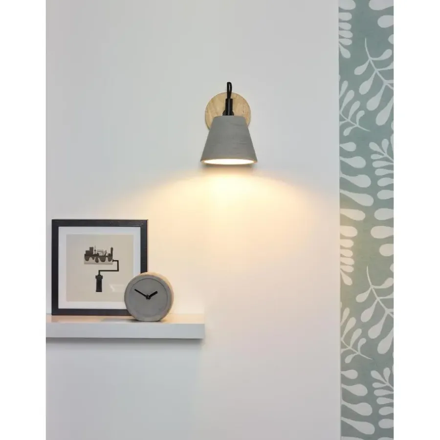 Lucide POSSIO Wandlamp - Grijs