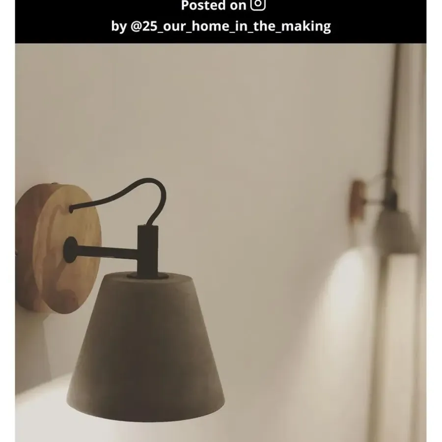 Lucide POSSIO Wandlamp - Grijs