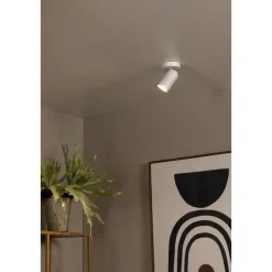 Wandlampen-Lucide PUNCH Plafondspot - Wit
