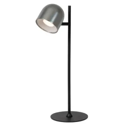 Bureaulampen|Bureaulampen-Lucide SKANSKA RECH Bureaulamp - Grijs ijzer