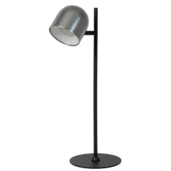 Bureaulampen|Bureaulampen-Lucide SKANSKA RECH Bureaulamp - Grijs ijzer