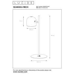 Lucide SKANSKA RECH Bureaulamp - Koffie