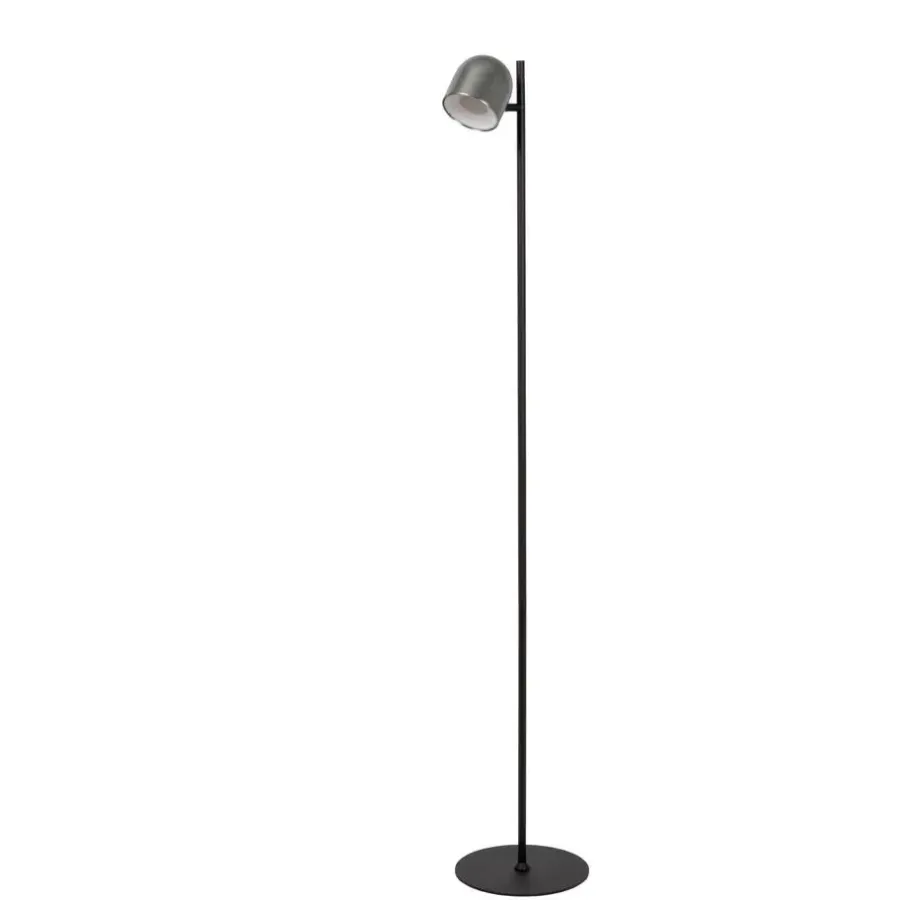Lucide SKANSKA RECH Vloerlamp - Grijs ijzer