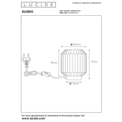 Lucide SUENO Tafellamp - Wit