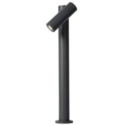 Buitenverlichting|Staande Lampen-Lucide TATUM Sokkellamp - Antraciet