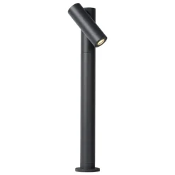 Buitenverlichting|Staande Lampen-Lucide TATUM Sokkellamp - Antraciet